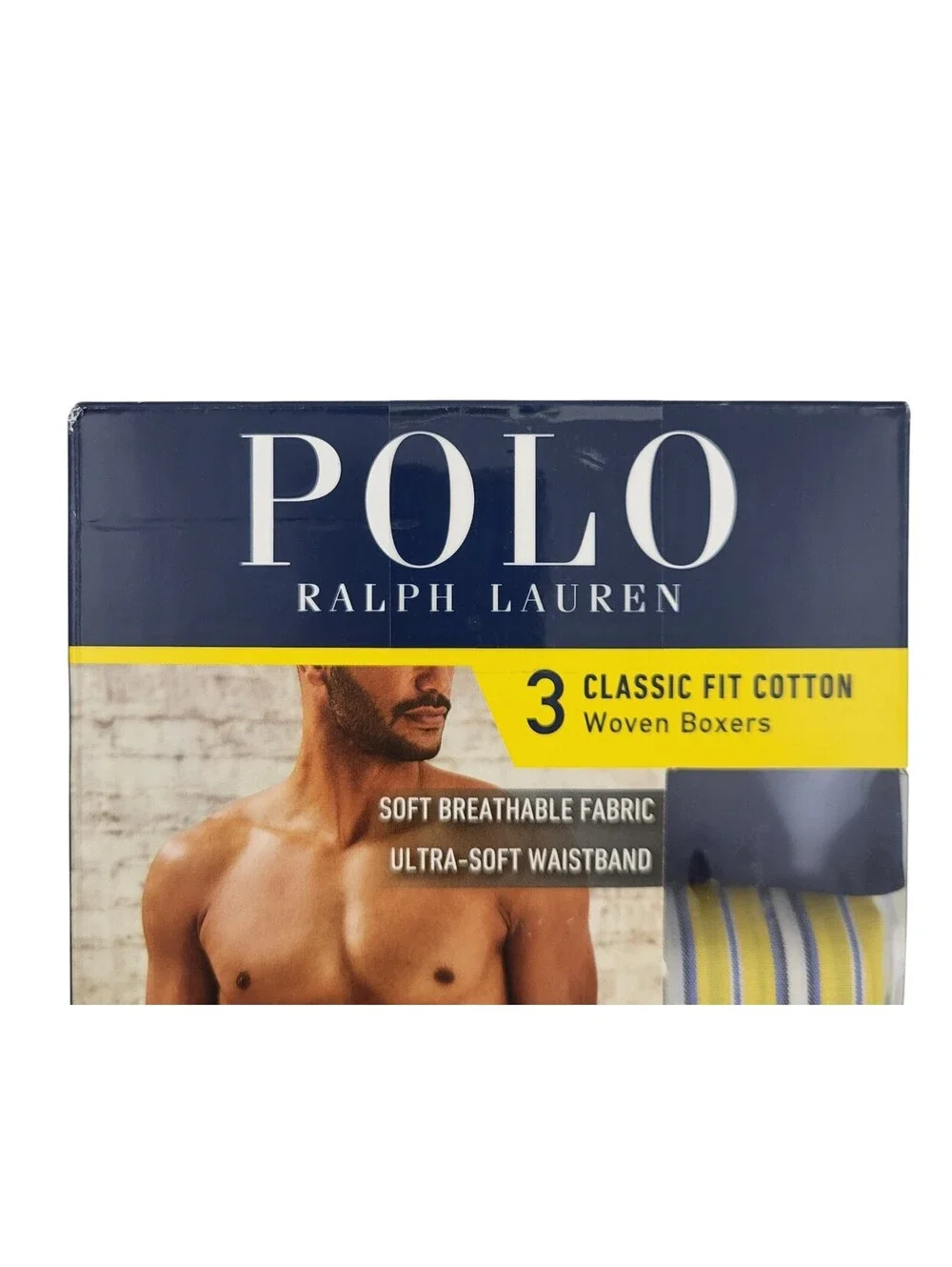 Polo Ralph Lauren Classic Fit Boxers 3-Pack Men's Small Cotton Multicolor NWT